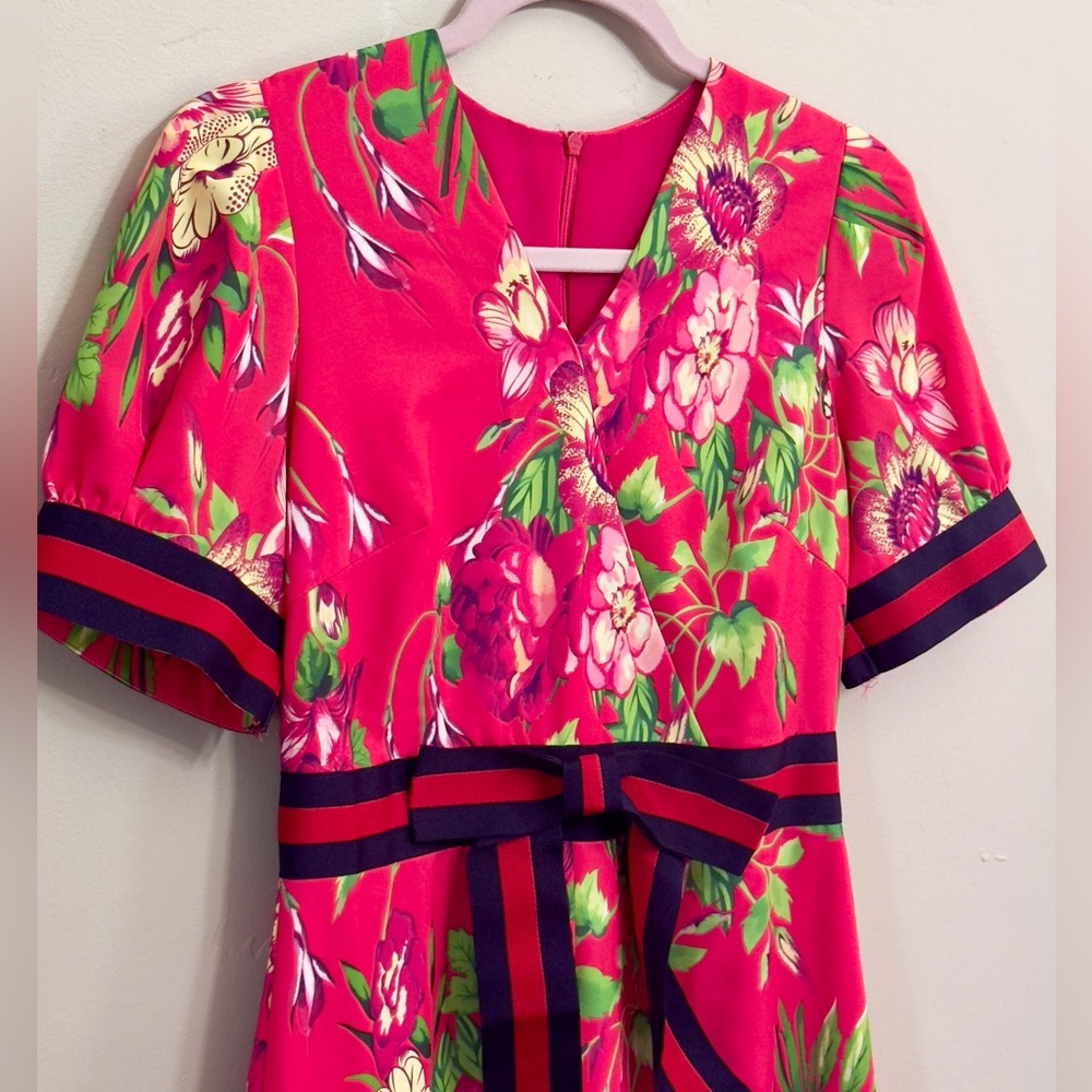 Pink Floral Dress Not Gucci - Picture 2 of 4